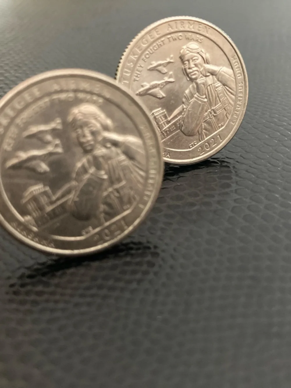2021 Tuskegee Airmen Quarter Cufflinks – Alabama “They Fought Two Wars”